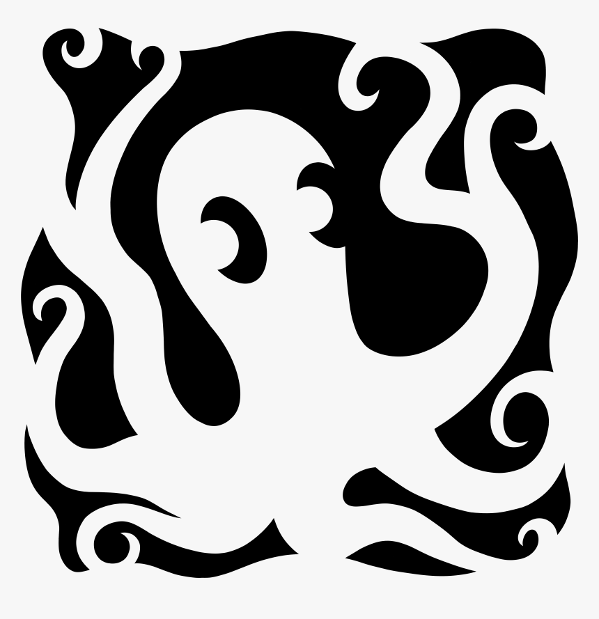 Octopus Pumpkin Carving Stencil HD Png Download Kindpng