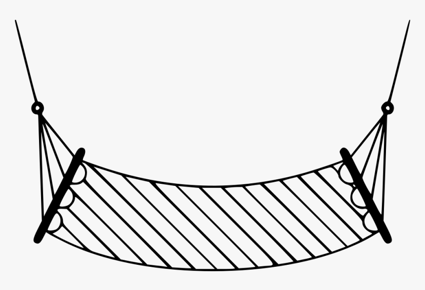 Png File Svg Outline Image Of Hammock - Outline Image Of Hammock, Transparent Png, Free Download