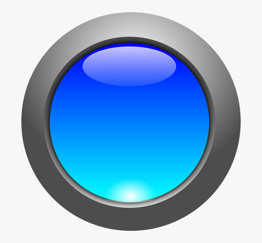 Blue Metallic Circle Png, Transparent Png, Free Download