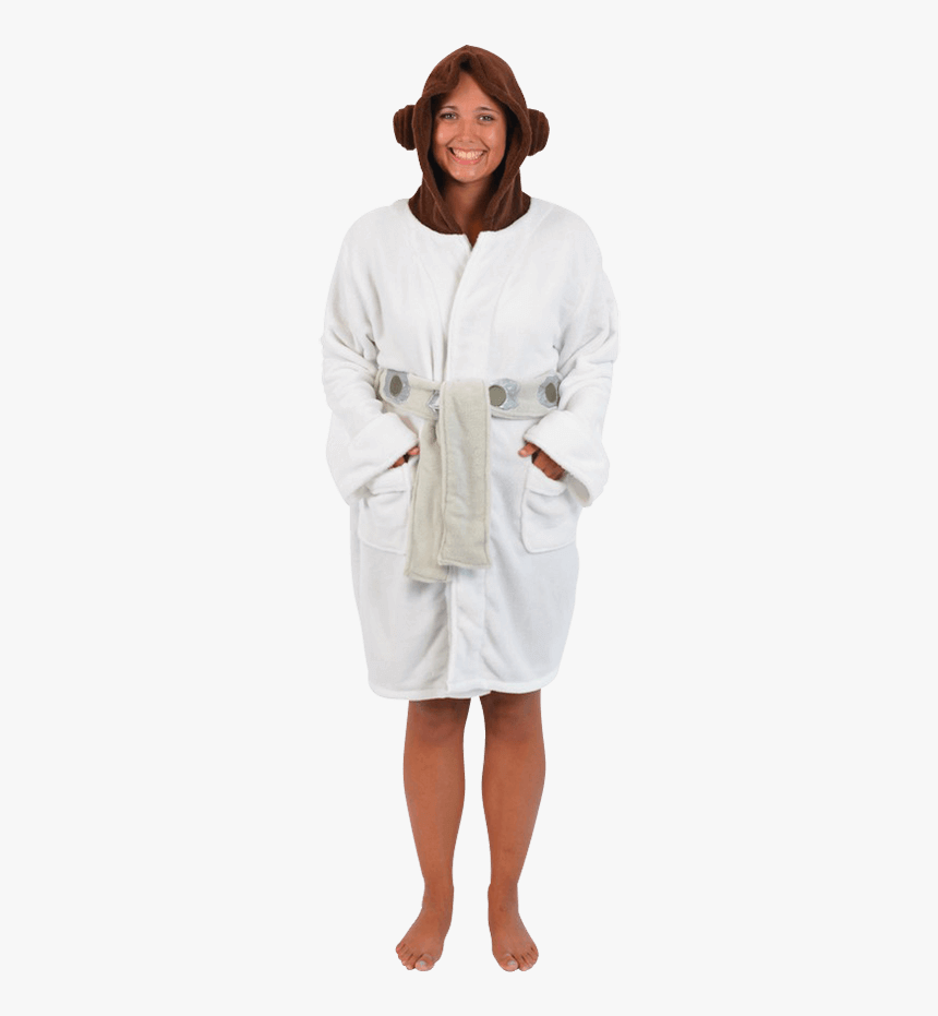 Star Wars Princess Leia Robe - Star Wars Bath Robes, HD Png Download, Free Download