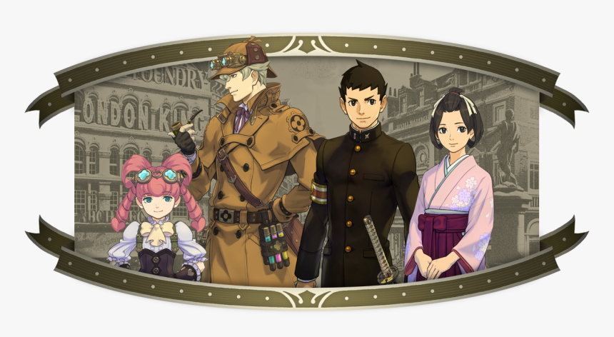 Ace Attorney Video Introduces Sherlock Holmes - Great Ace Attorney 2 The Adventure, HD Png Download, Free Download