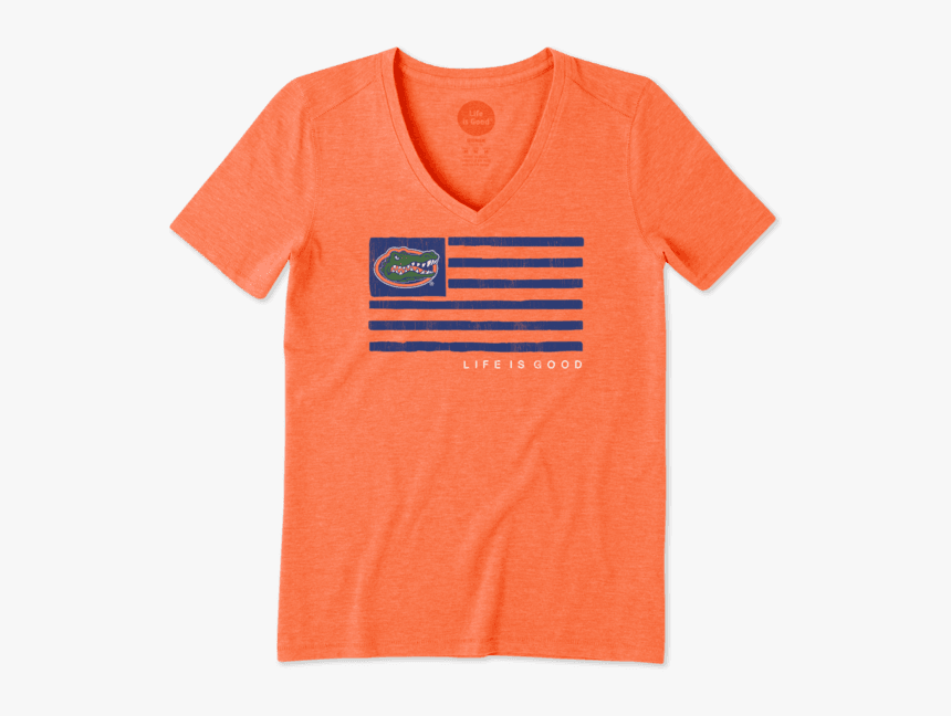 Women"s Florida Gators Team Flag Cool Vee - Active Shirt, HD Png Download, Free Download