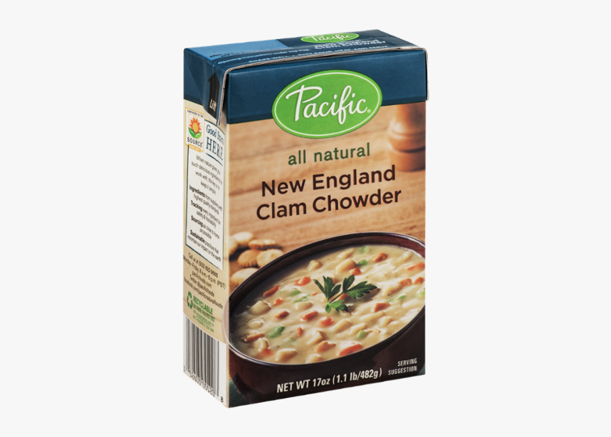 Clam Chowder Soup Box Pacific Foods, HD Png Download, Free Download