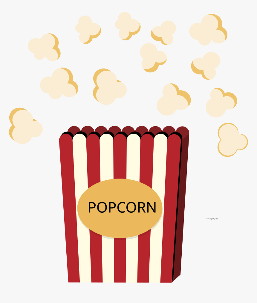 Transparent Popcorn Clipart - Popcorn Box Png, Png Download, Free Download