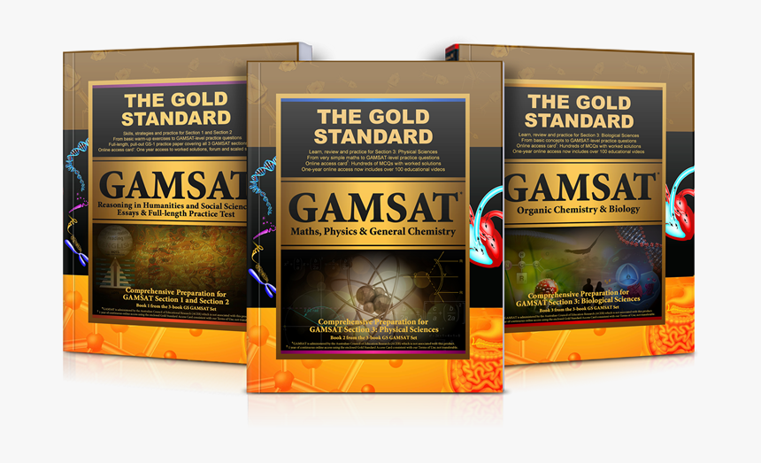 Gold Standard Gamsat Book, HD Png Download, Free Download