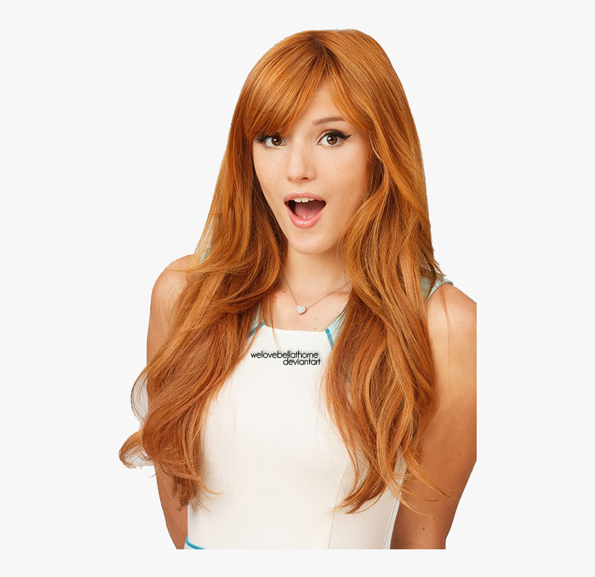 Bella Thorne Png 1 By Xxdreamsxxx-d6qkhgt - Bell Thorn Ginger Hair, Transparent Png, Free Download