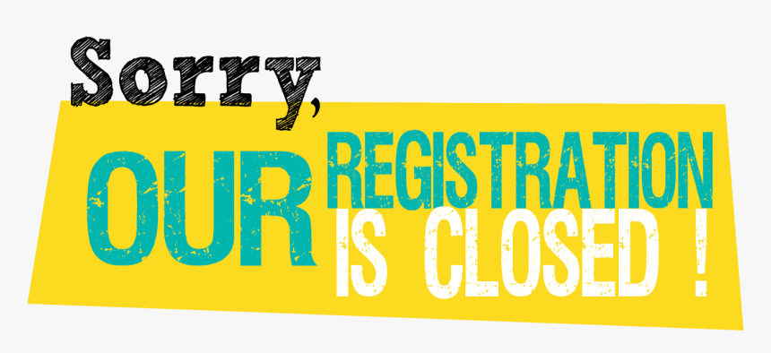 Online Registration Now Closed, HD Png Download, Free Download