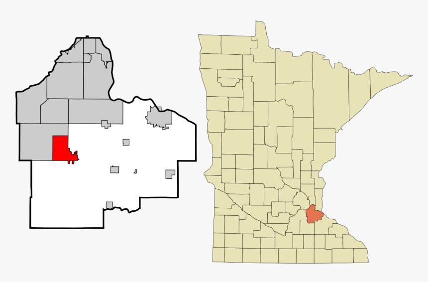 Transparent Minnesota Outline Png - Map Of Minnesota Regions, Png Download, Free Download