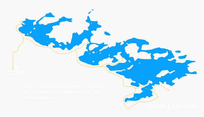 Lake Vermilion Trail Corridor Map - Ely As An Island, HD Png Download, Free Download