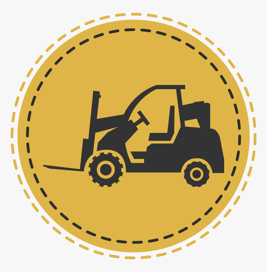 809 Forklift , Counterbalance, Telehandler, And Rough - Fruit Border Round, HD Png Download, Free Download