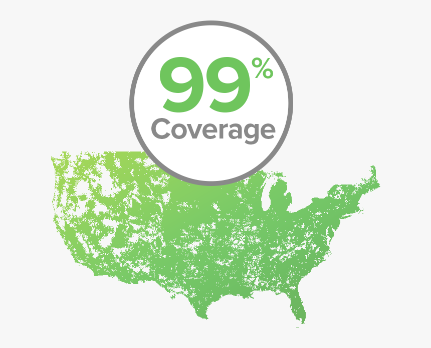 T Mobile Coverage Map, HD Png Download, Free Download