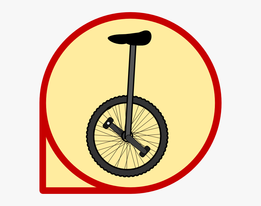 Unicycle Icon Svg Clip Arts - Unicycle Clip Art, HD Png Download, Free Download