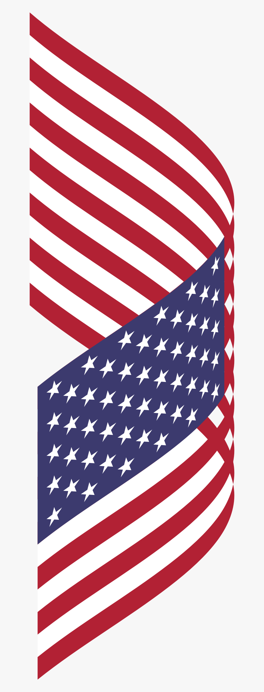 American Flag Breezy 2 Clip Arts - Andrews Field, HD Png Download, Free Download