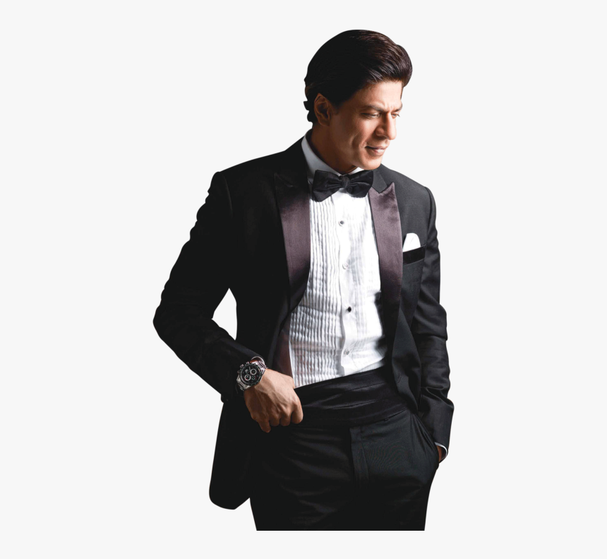 Shahrukh Khan Transparent Png Image Free Download Searchpng - Black Suit Shahrukh Khan, Png Download, Free Download