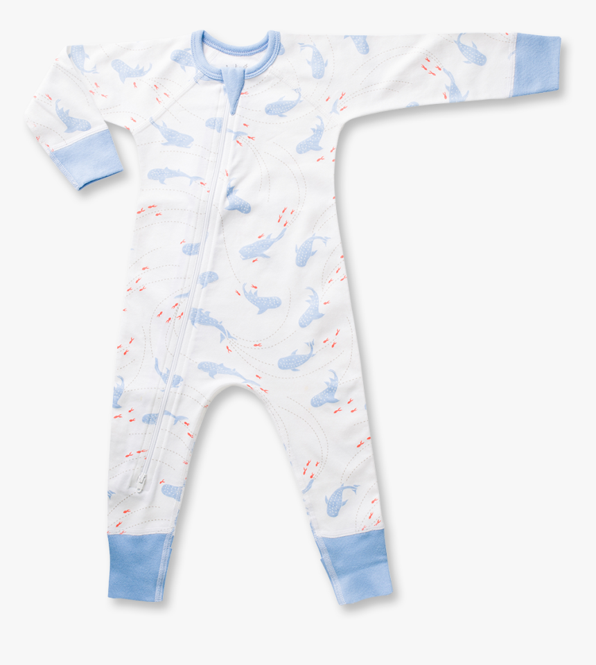 Whale Shark Zip Romper - Romper Suit, HD Png Download, Free Download