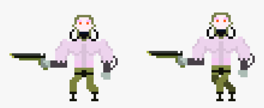 Pixel Art Enemy Animation, HD Png Download, Free Download