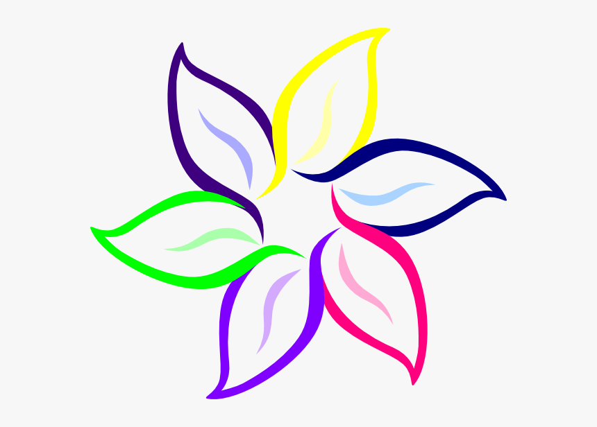 Download Multi Color Flower Svg Clip Arts Simple Flower Drawing Easy Hd Png Download Kindpng