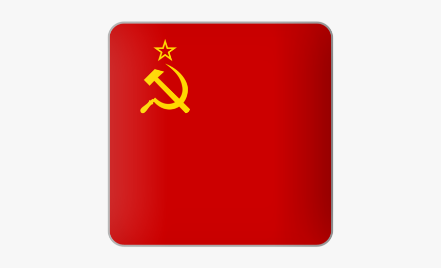 Download Flag Icon Of Soviet Union At Png Format - Soviet Union Square Flag, Transparent Png, Free Download