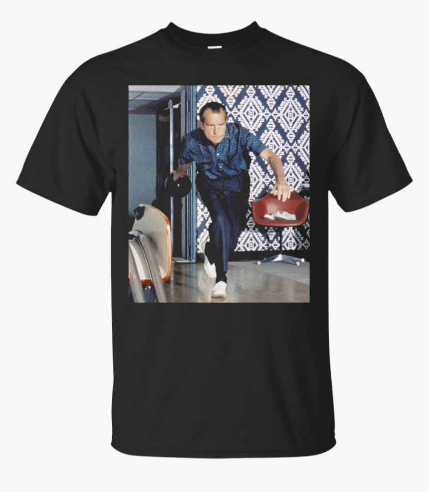 Richard Nixon Bowling T-shirt - Richard Nixon Bowling Poster, HD Png Download, Free Download