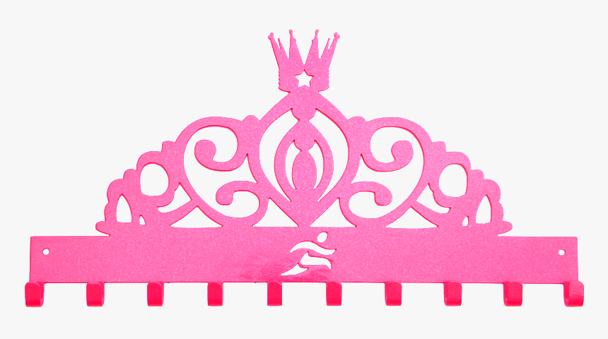 Disney Princess Tiara Runner Pink Sparkle 10 Hook Medal - Miss Relay For Life Pageant 2018, HD Png Download, Free Download