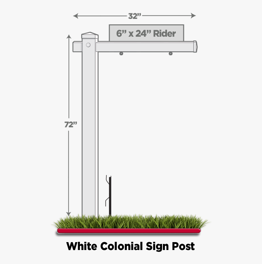 Colonial Sign Post - Grass, HD Png Download, Free Download