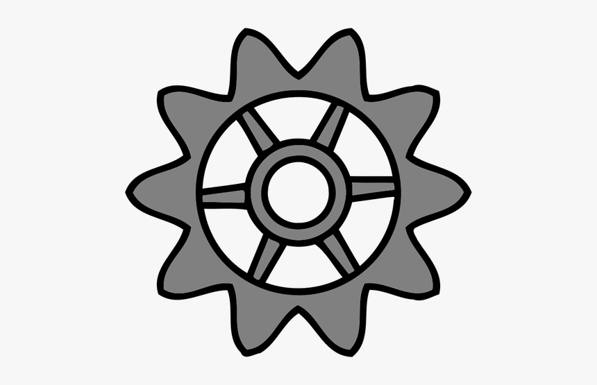 Cogwheel - Clip Art Circle Object, HD Png Download, Free Download