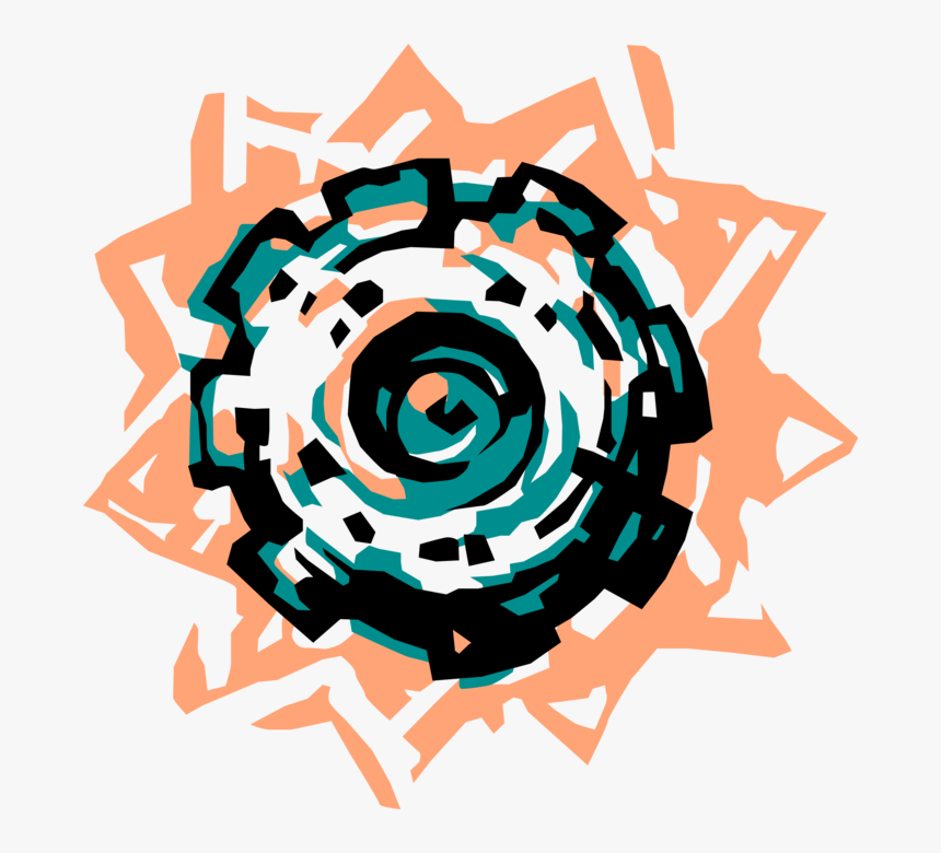 Vector Illustration Of Cogwheel Gear Mechanism Symbol - Illustration, HD Png Download, Free Download