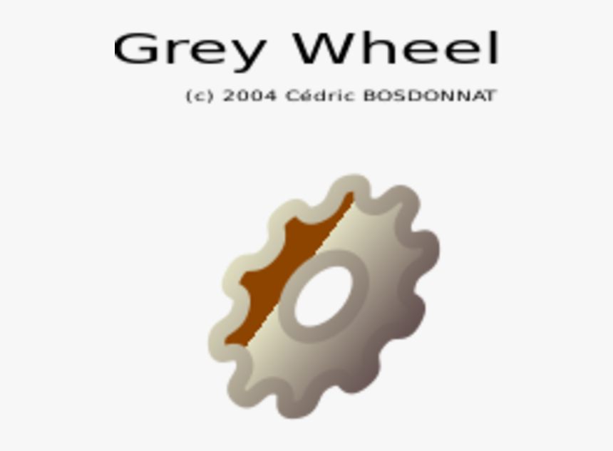 Grey Cogwheel - Poster, HD Png Download, Free Download