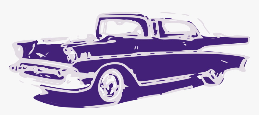 Automotive Exterior,purple,car - Classic Car Art Png, Transparent Png, Free Download