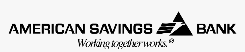 American Savings Bank Logo Black And White - Akbank, HD Png Download, Free Download