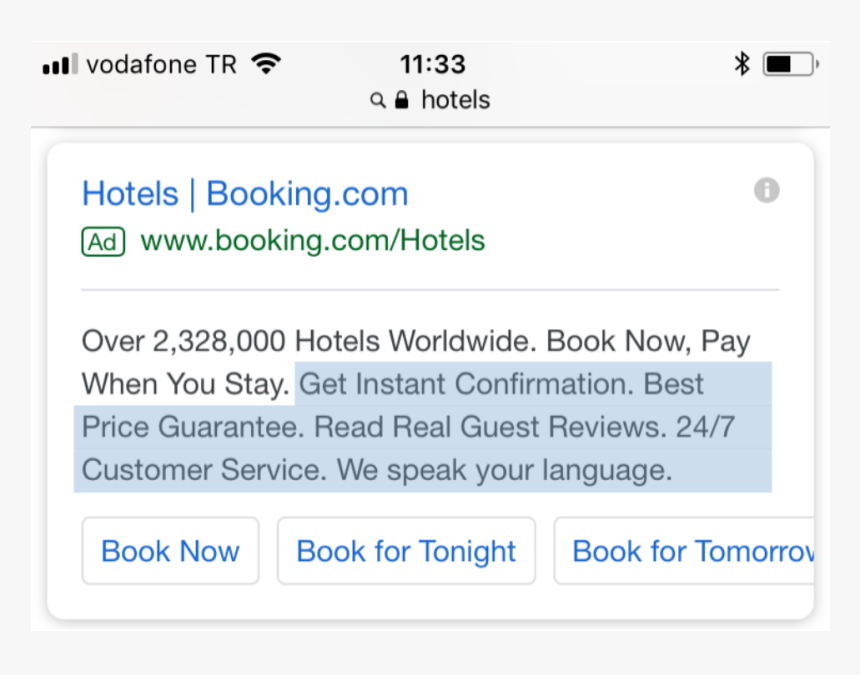 google travel extension