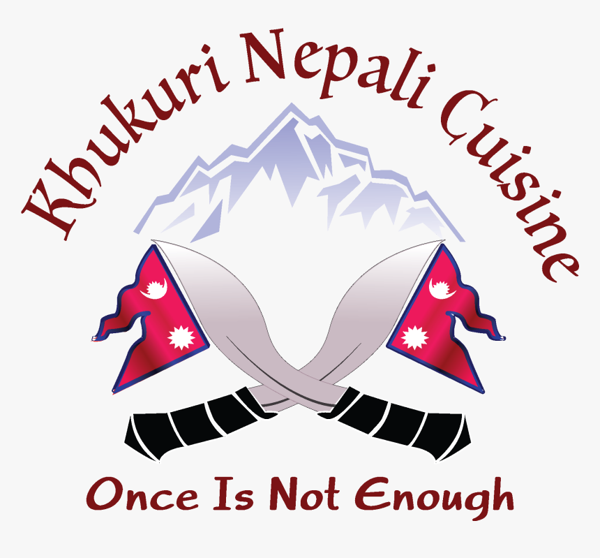 Transparent Nepal Flag Png - Nepal Flag With Khukuri, Png Download, Free Download