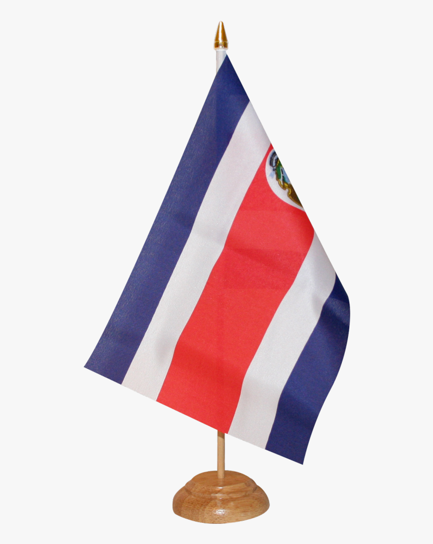 Costa Rica Table Flag - Costa Rica Flag Png, Transparent Png, Free Download