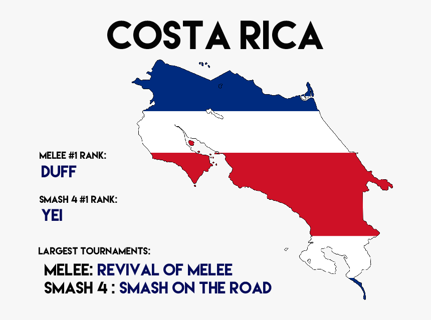 Transparent Costa Rica Flag Png - Transparent Costa Rica Flag Map, Png Download, Free Download