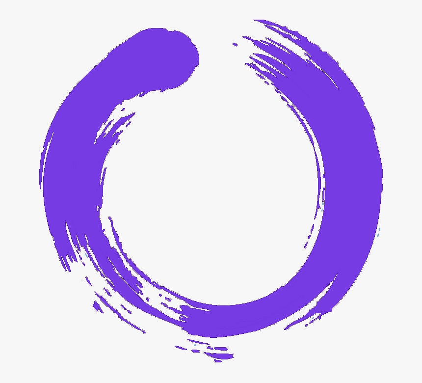 Occoyo - Blue Zen Circle Png, Transparent Png, Free Download