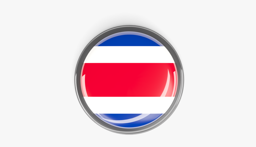 Metal Framed Round Button - Costa Rica Button Png, Transparent Png, Free Download