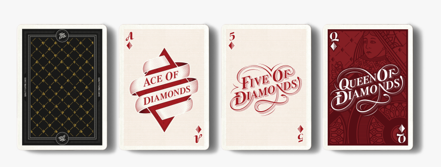 Diamonds - Deck Of Cards Typography, HD Png Download, Free Download