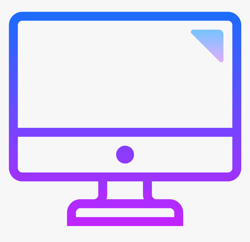 This Logo Is A Computer Monitor - Computer Icon, HD Png Download, Free Download