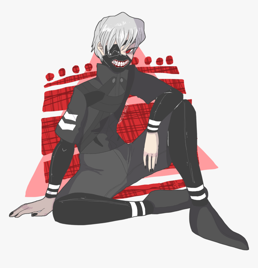 Commission Of Ken Kaneki From Tokyo Ghoul - Illustration, HD Png Download, Free Download