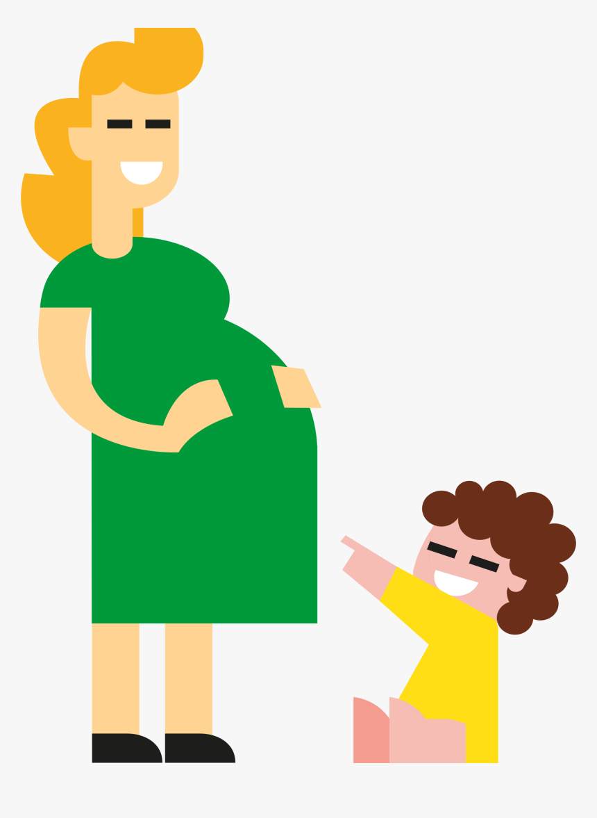 Kid Big Image Png - Cartoon Drawings Of Mother, Transparent Png, Free Download