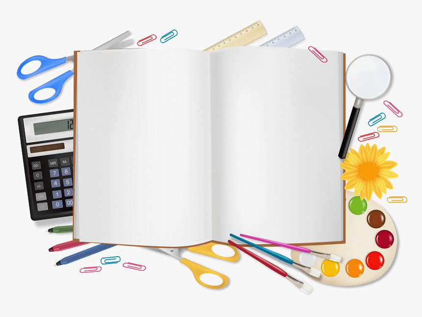 Folder Clipart School Papers - School Background Design Education, HD Png  Download - kindpng