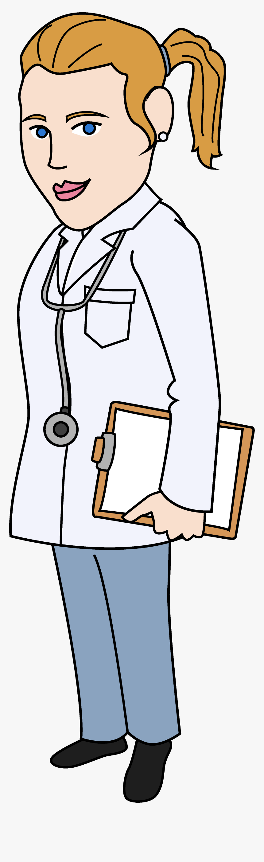 Girl Doctor Clipart Transparent - Clip Art, HD Png Download, Free Download