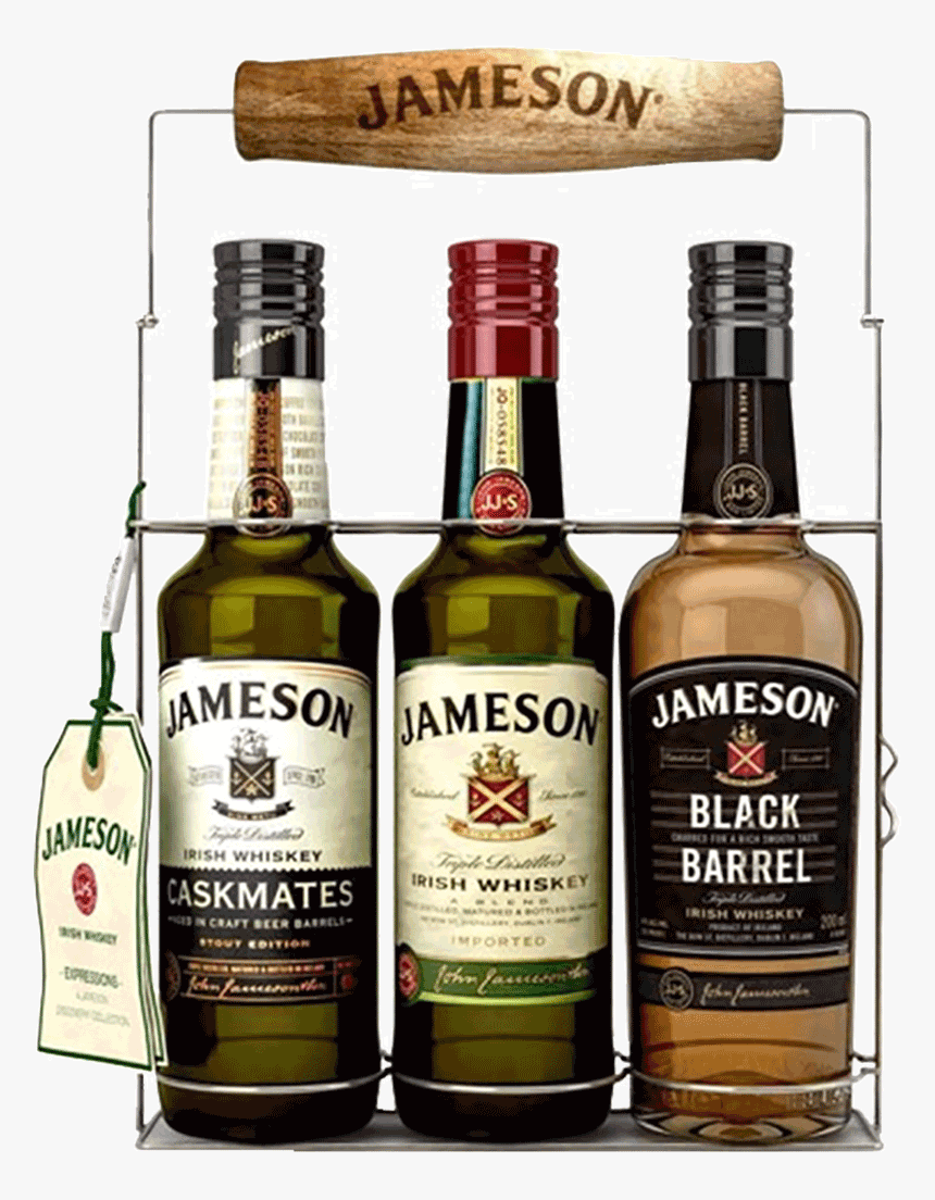 Jameson Irish Whiskey Wire Gift Pack 3 X 200 Ml - Jameson Irish Whiskey, HD Png Download, Free Download