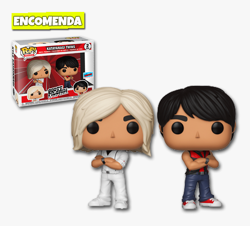 Scott Pilgrim Katayanagi Twins Pack Nycc - Scott Pilgrim Vs The World Pop Funko, HD Png Download, Free Download