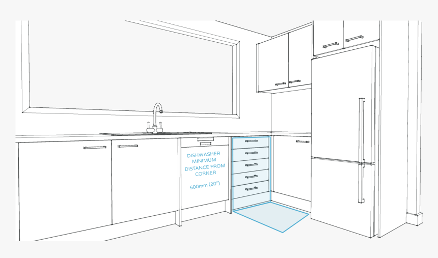 Kitchen Design With Dishwasher, HD Png Download, Free Download