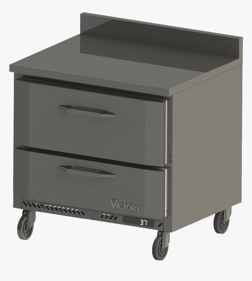 Victory Refrigeration Vwfd36-2 Ultraspec Series Worktop - Chest Of Drawers, HD Png Download, Free Download