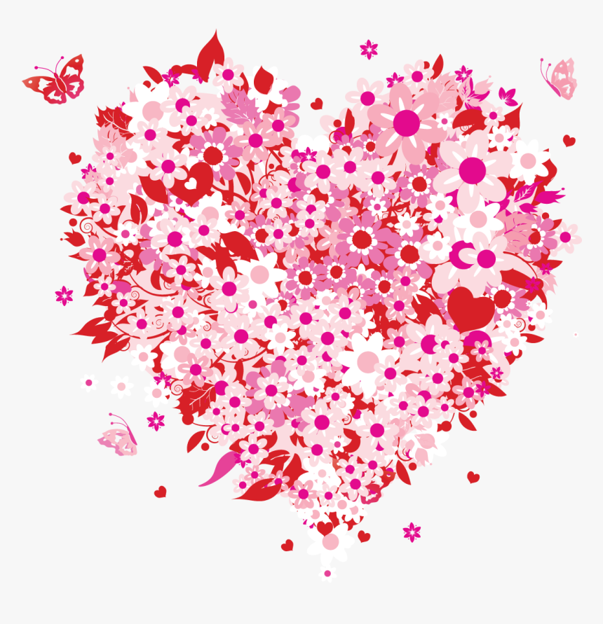 Mother"s Love - Valentine Day Heart Png, Transparent Png, Free Download