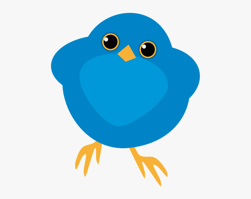 Animal, Bluebird, Cartoon, Cute, Flying - Clip Art, HD Png Download, Free Download