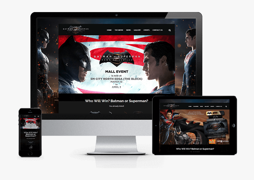 Batman Superman Mobile Devices - Tablet Computer, HD Png Download, Free Download