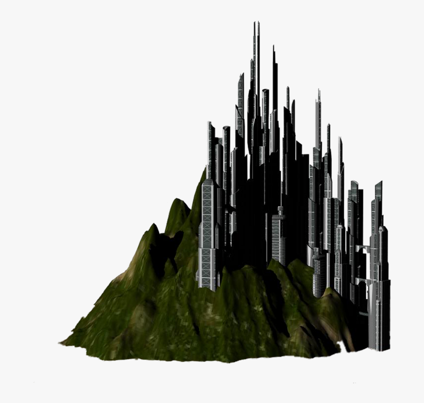 Download City Transparent Background - Sci Fi City Png, Png Download, Free Download